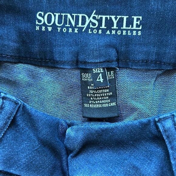 NEW Sound Style Jean Shorts - Picture 4 of 8